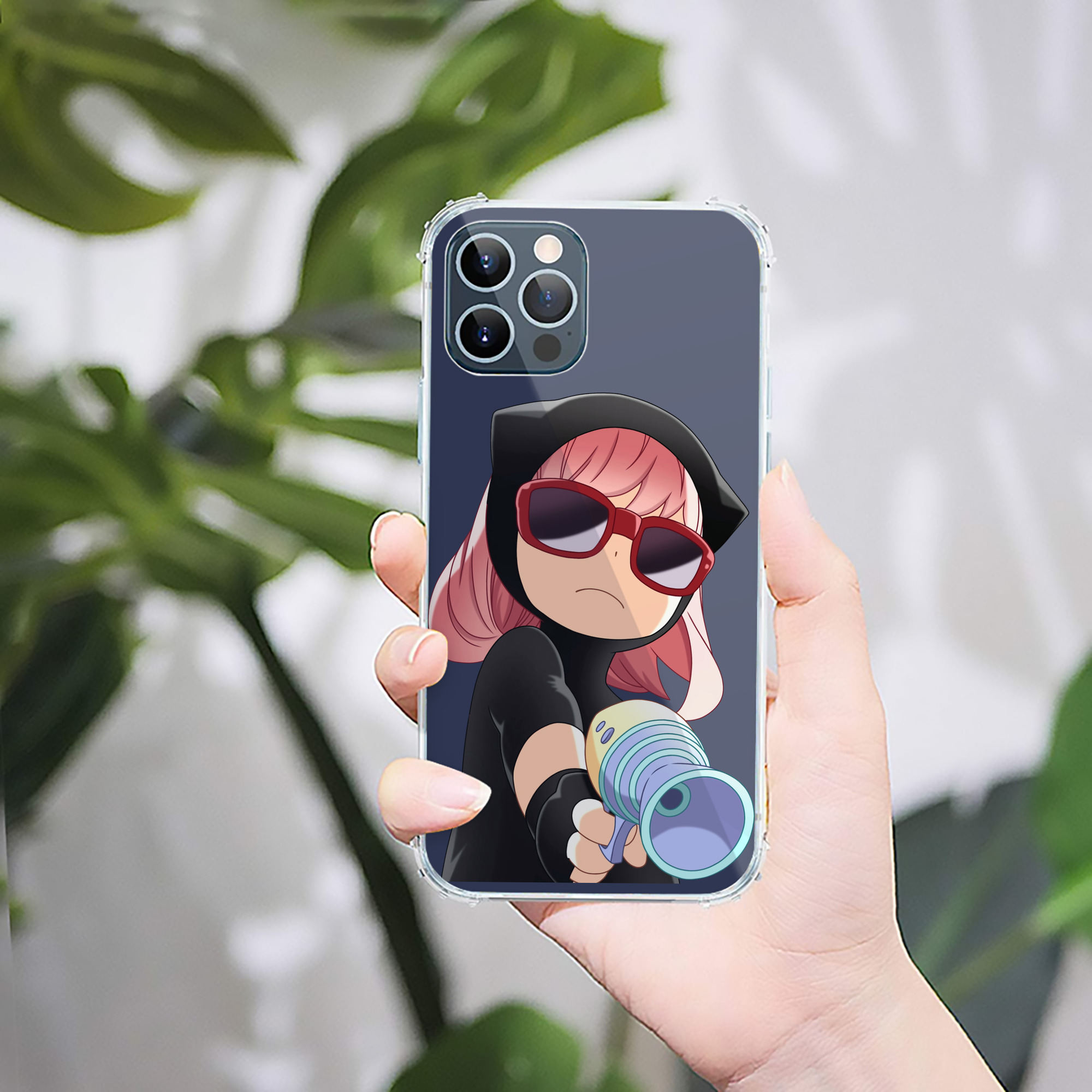 （画像用） SPY×FAMILY间谍家家酒 【iPhone 12シリーズ対応】透明スマホケース（クリアソフトケース）